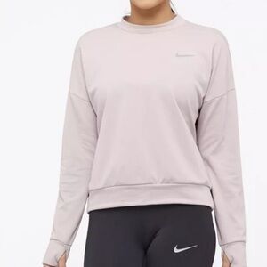 Nike Running Women’s Dri-Fit Pullover Sweater Particle Rose Pink Size Medium
